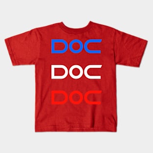 Doctor Doc Doc colourful art Kids T-Shirt